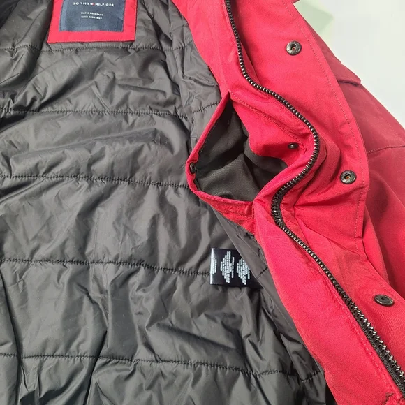 Men's Tommy Hilfiger Performance Artic Cloth Hooded Utility Jacket (M) - Picture 9 of 10